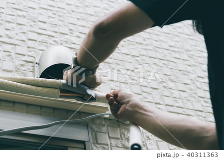 installation of an air conditioner installation of an air conditioner 40311363