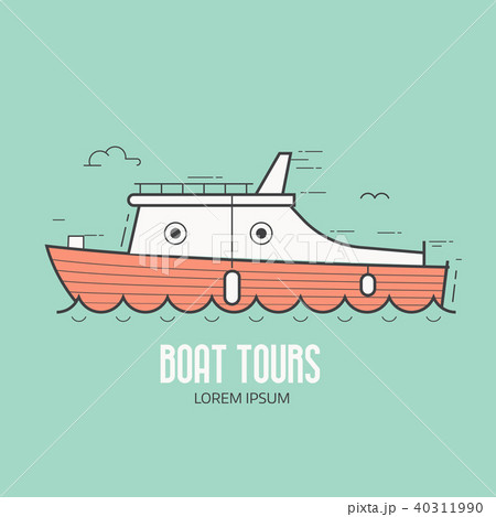 Boat Tours Logo Template 40311990