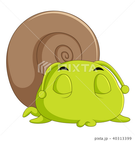 A Comical Snailのイラスト素材