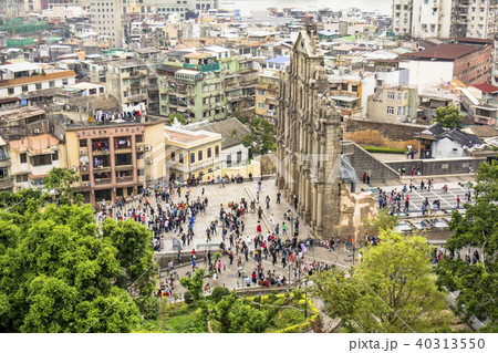 古都マカオのセントポール天主堂 40313550