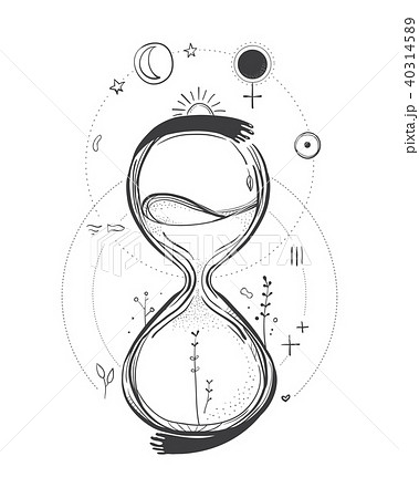 Hourglass Symbol Life Death Vector Illustration Stock Vector (Royalty Free)  777711664 | Shutterstock