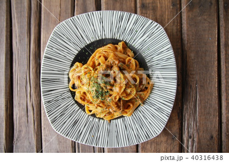 家で作った平打ち生パスタのボロネーゼ 家で作った平打ち生パスタのボロネーゼ 40316438