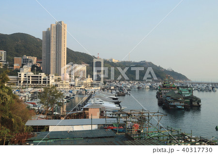 an Aberdeen typhoon shelter in Hong Kong an Aberdeen typhoon shelter in Hong Kong 40317730