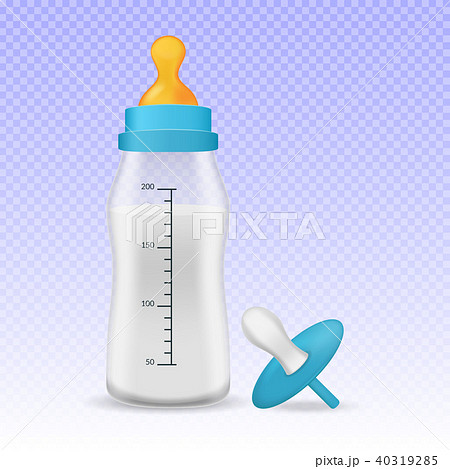 Realistic Detailed 3d Baby Care Accessories Set. Vector Realistic Detailed 3d Baby Care Accessories Set. Vector 40319285