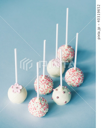 Group of tasty cake pops. Group of tasty cake pops. 40319652