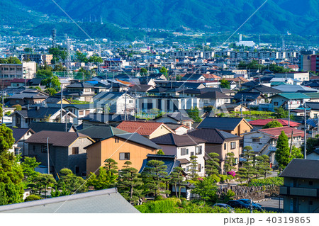 《山梨県》甲府市の住宅街 40319865