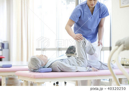 リハビリ シニア女性 リハビリ シニア女性 40320250