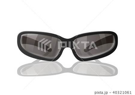 Black sunglasses to protect from the sun. 40321061