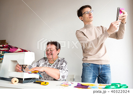 patchwork, creativity, art concept.  40322024