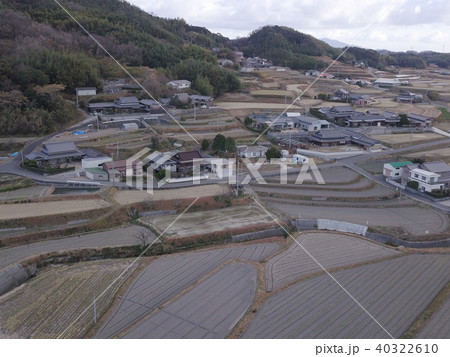 日本の田舎風景 ドローン撮影 日本の田舎風景 ドローン撮影 40322610