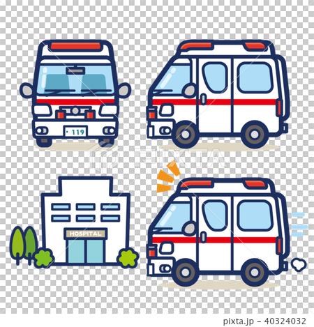 はたらく乗り物 救急車 40324032