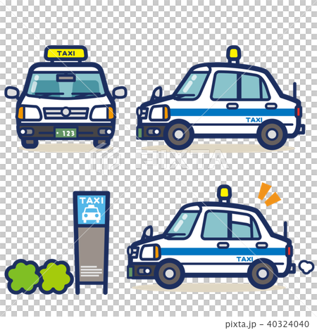 はたらく乗り物 タクシー(白系) はたらく乗り物 タクシー(白系) 40324040