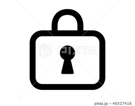 鍵アイコンのイラスト素材