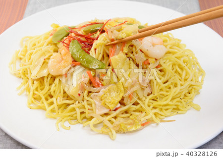 おいしい海鮮塩やきそば 40328126