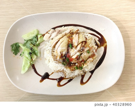 Hainanese chicken rice Hainanese chicken rice 40328960