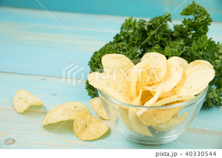 Potato chips with spicy Potato chips with spicy 40330544
