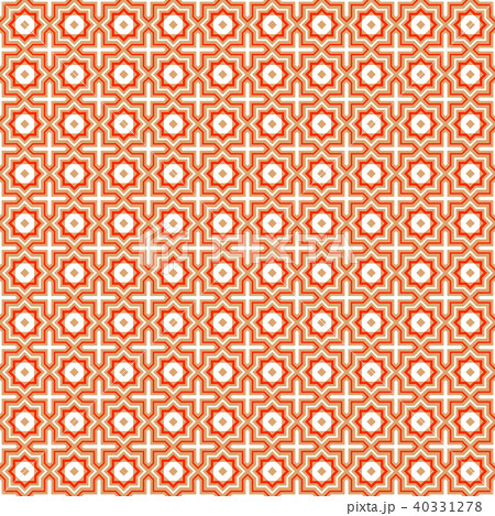 Ligature oriental pattern seamless vector line style. Ligature oriental pattern seamless vector line style. 40331278