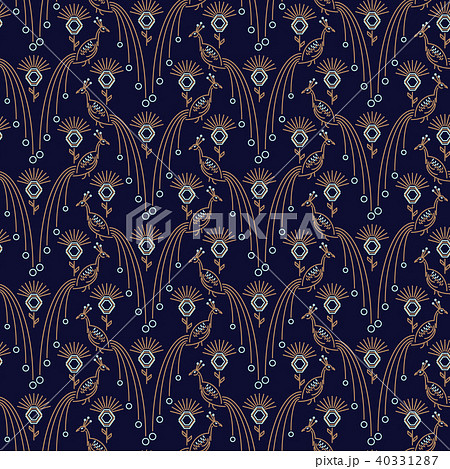 Peacock elegant seamless vector pattern. Peacock elegant seamless vector pattern. 40331287
