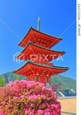 西光寺の三重塔（奥之院誓願之塔） 40331543
