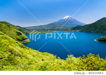 富士山 本栖湖からの眺望 富士山 本栖湖からの眺望 40333463