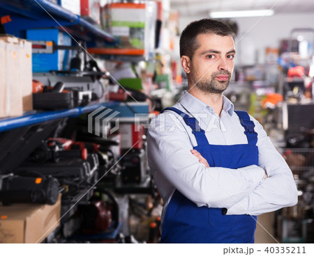 Satisfied customer in tools store Satisfied customer in tools store 40335211