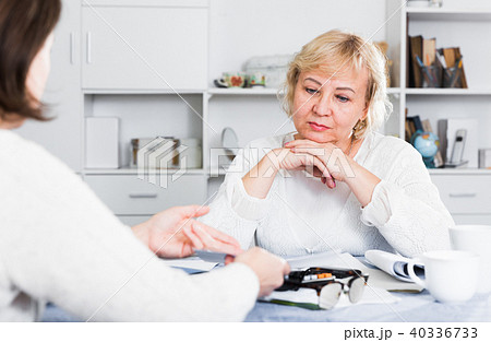Mature woman and acccountant Mature woman and acccountant 40336733