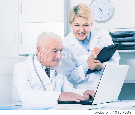 Male doctor and nurse Male doctor and nurse 40337638