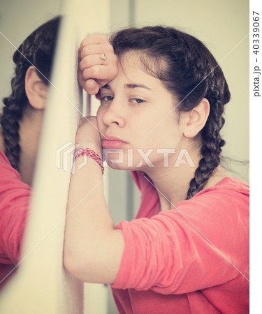 Girl being sad Girl being sad 40339067