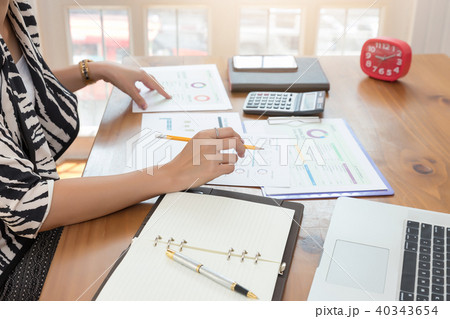 Business and finance concept of office working Business and finance concept of office working 40343654