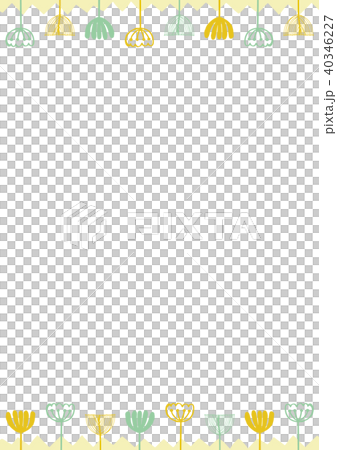 Hand drawn botanical frame 40346227