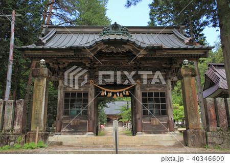 有明山神社裕明門　長野県安曇野市 40346600