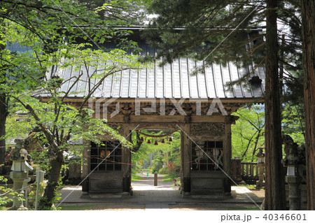有明山神社裕明門 長野県安曇野市 有明山神社裕明門 長野県安曇野市 40346601