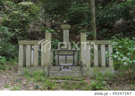 妙法寺の松葉谷御草庵跡（鎌倉市大町） 40347267