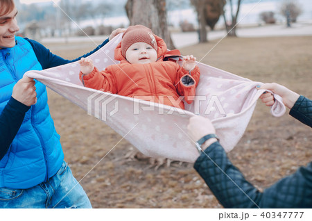 family in a park 40347777