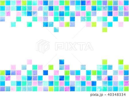 タイル　カラフル　テクスチャー 40348334