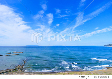 館山市平砂浦海岸付近を空撮 40350003