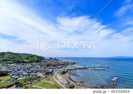 館山市平砂浦海岸付近を空撮 館山市平砂浦海岸付近を空撮 40350004