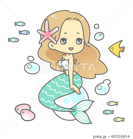 最高のかわいい イラスト 人魚 ディズニー画像のすべて