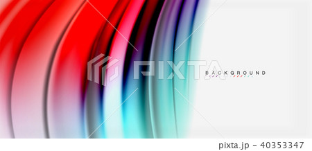 Blurred fluid colors background, abstract waves lines, vector illustration Blurred fluid colors background, abstract waves lines, vector illustration 40353347