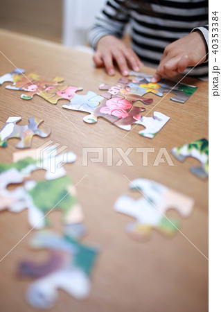 パズル (知育 子育て 育児 教育 子供部屋 キッズルーム おもちゃ 玩具 小物 ピース 幼児) 40353384