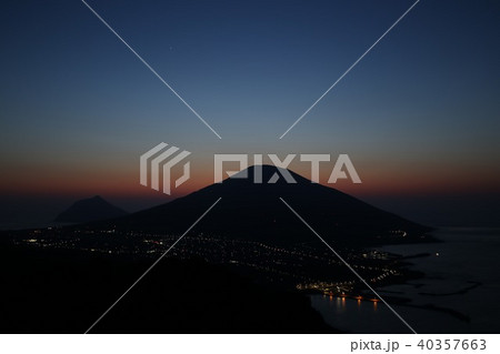 八丈島の薄暮 八丈島の薄暮 40357663