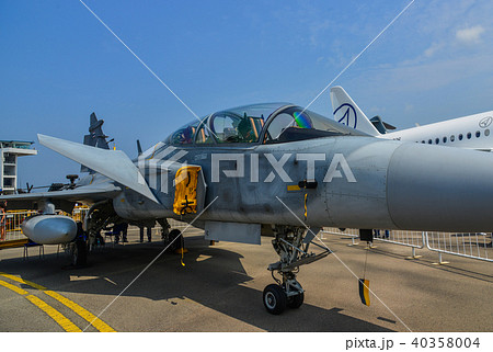 Aircraft on display in Changi, Singapore 40358004