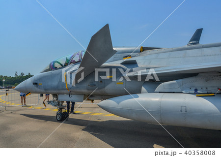 Aircraft on display in Changi, Singapore 40358008