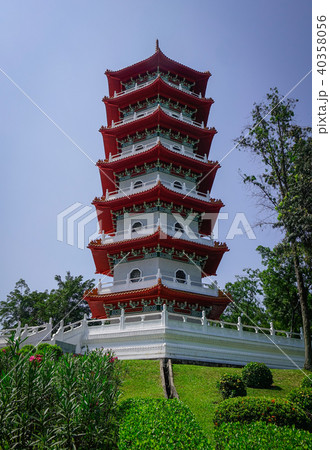 Chinese Tower Pagoda in Singapore Chinese Tower Pagoda in Singapore 40358056