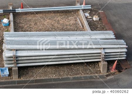 電柱 資材置場 電柱 資材置場 40360262