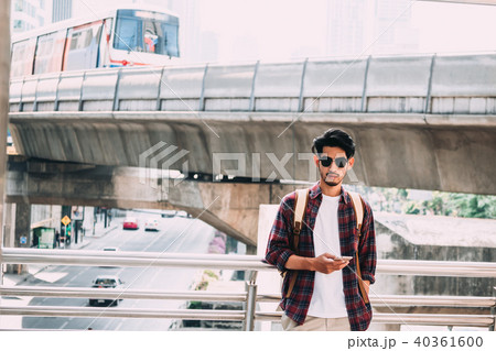 Portrait of young asian man in casual clothes 40361600