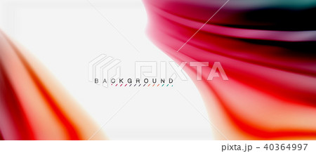 Blurred fluid colors background, abstract waves lines, vector illustration Blurred fluid colors background, abstract waves lines, vector illustration 40364997