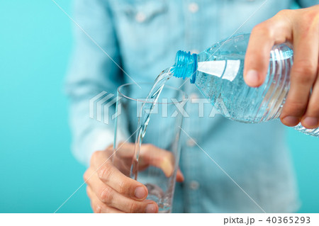 A glass of water A glass of water 40365293