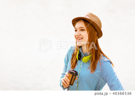 Young red haired girl 40366536