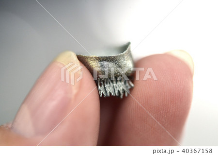 Small object printed on metal 3d printer macro. 40367158